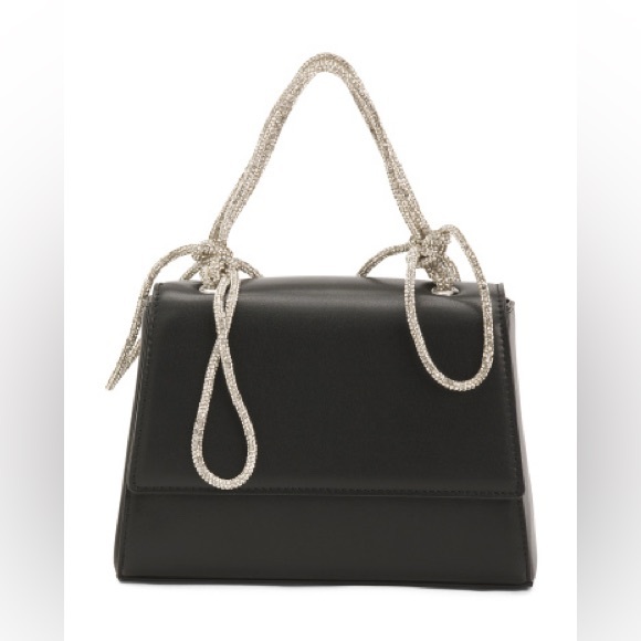 NWT Elegant House of Harlow Black Handbag with Silver Accents - Picture 1 of 5